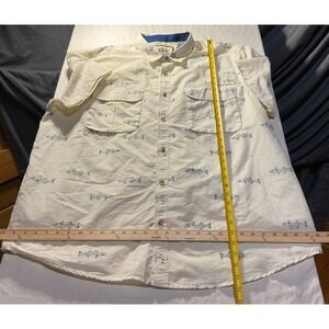 Tallwoods Elementwear Fishing Shirt Vented Short Sleeve Button Up Size 3XLT